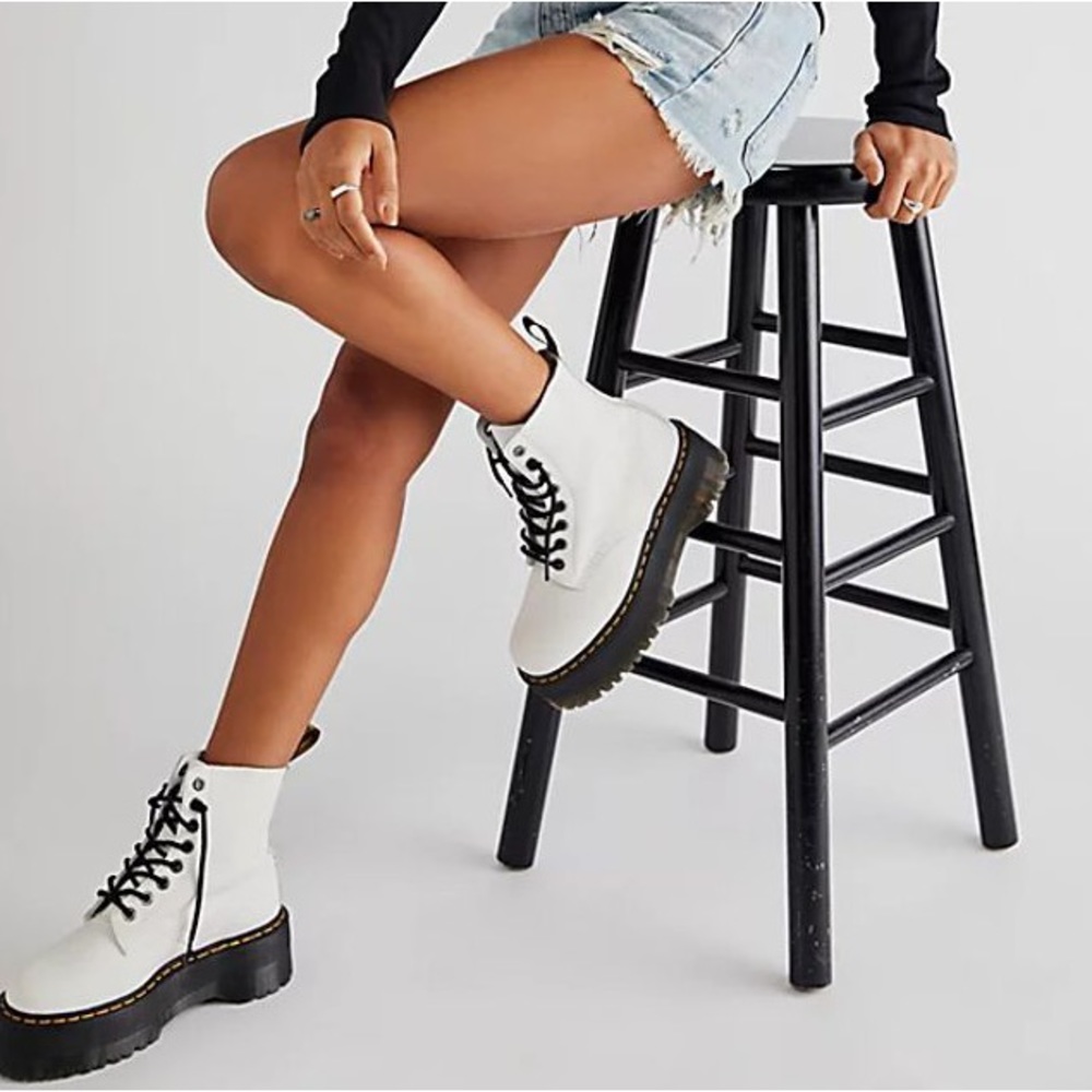 Dr Martens 1460 PASCAL BEX PISA LEATHER LACE UP BOOTS